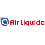 Logotipo da Air Liquide com texto em vermelho.