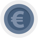 Ícone da moeda euro