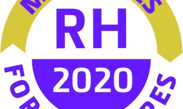 Imagem do selo 'Melhores Fornecedores RH 2020'.